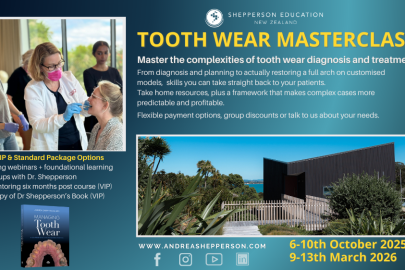 TOOTH WEAR MASTERCLASS -  5 DAY HANDS-ON WORKSHOP